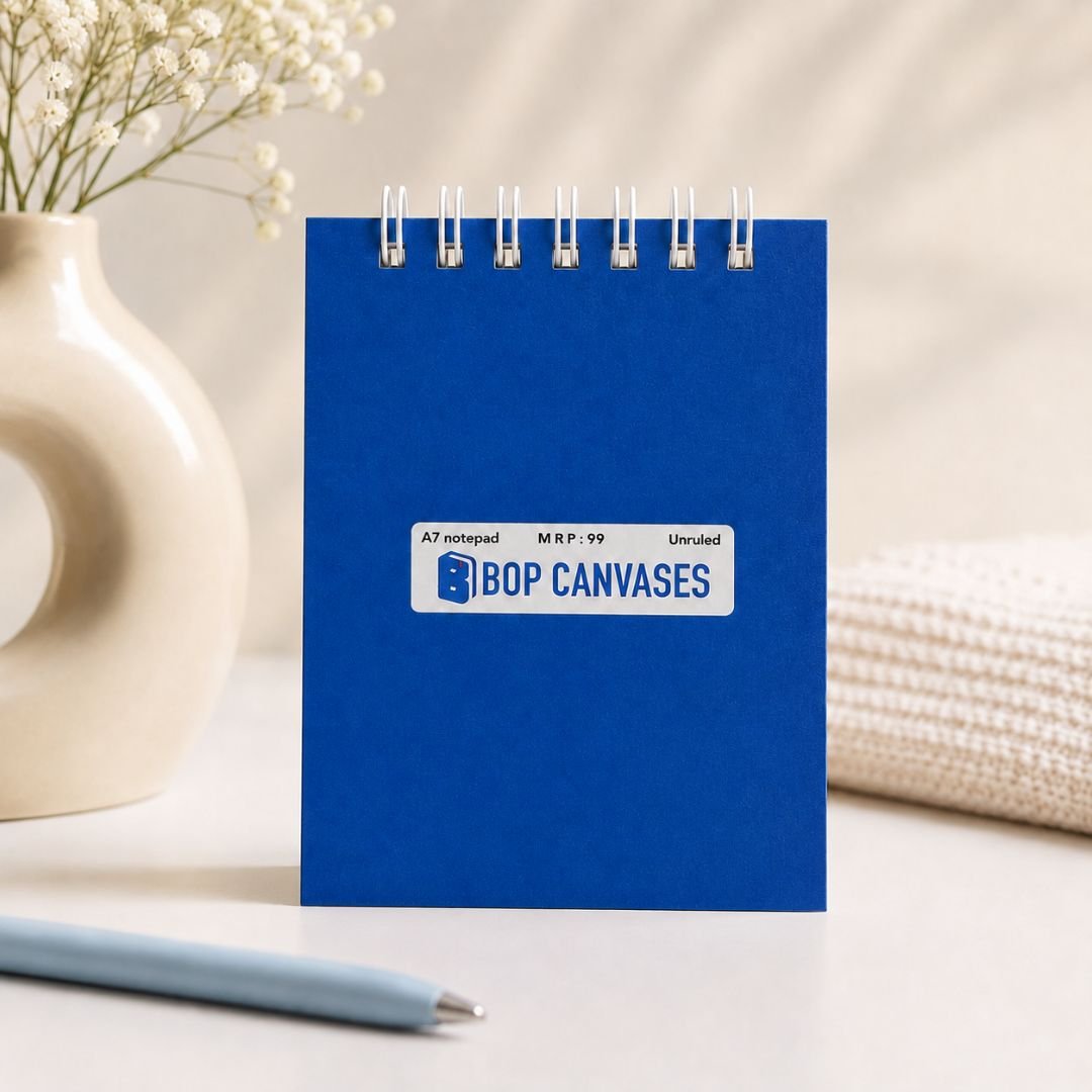A7 Pocket Notepad – [One Day] | Hardcover | 160 Pages | 80 GSM Paper - Bop Canvases