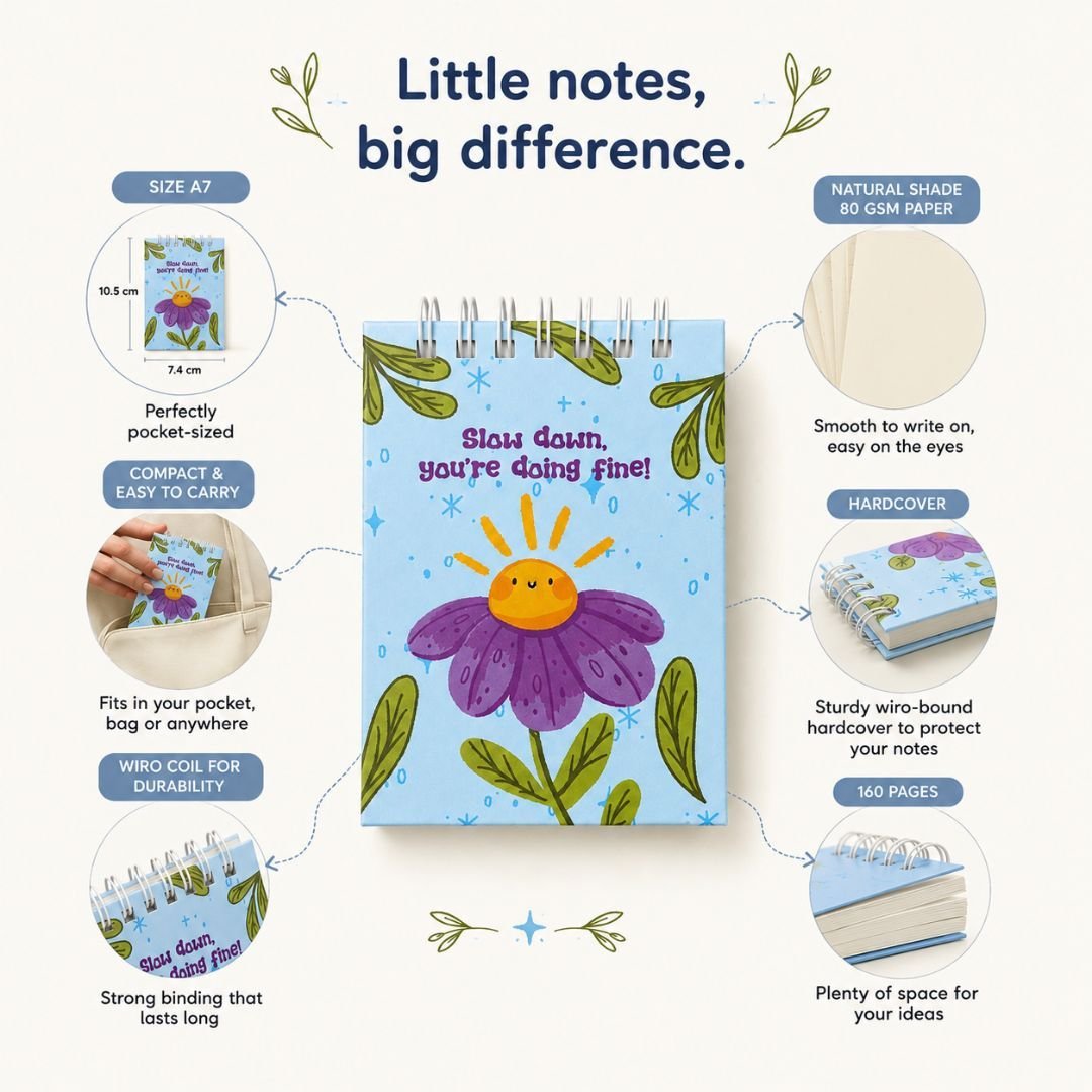 A7 Pocket Notepad Pack of 3 (Fall) - Bop Canvases