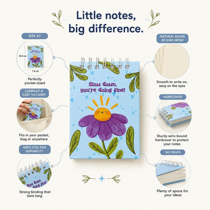 A7 Pocket Notepad Pack of 3 (Fall) - Bop Canvases