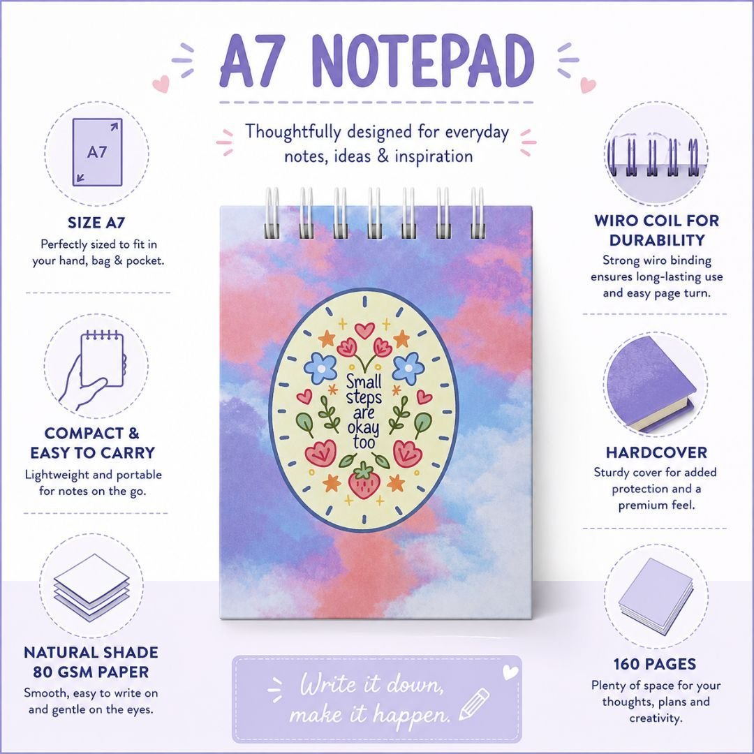 A7 Pocket Notepad Pack of 3 (Summer) - Bop Canvases