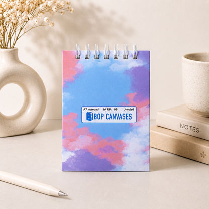 A7 Pocket Notepad – [Small Step] | Hardcover | 160 Pages | 80 GSM Paper - Bop Canvases