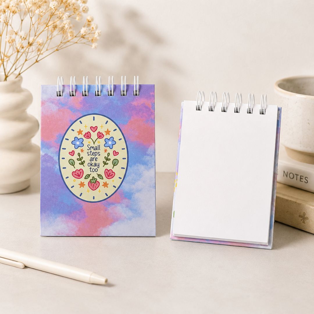 A7 Pocket Notepad – [Small Step] | Hardcover | 160 Pages | 80 GSM Paper - Bop Canvases