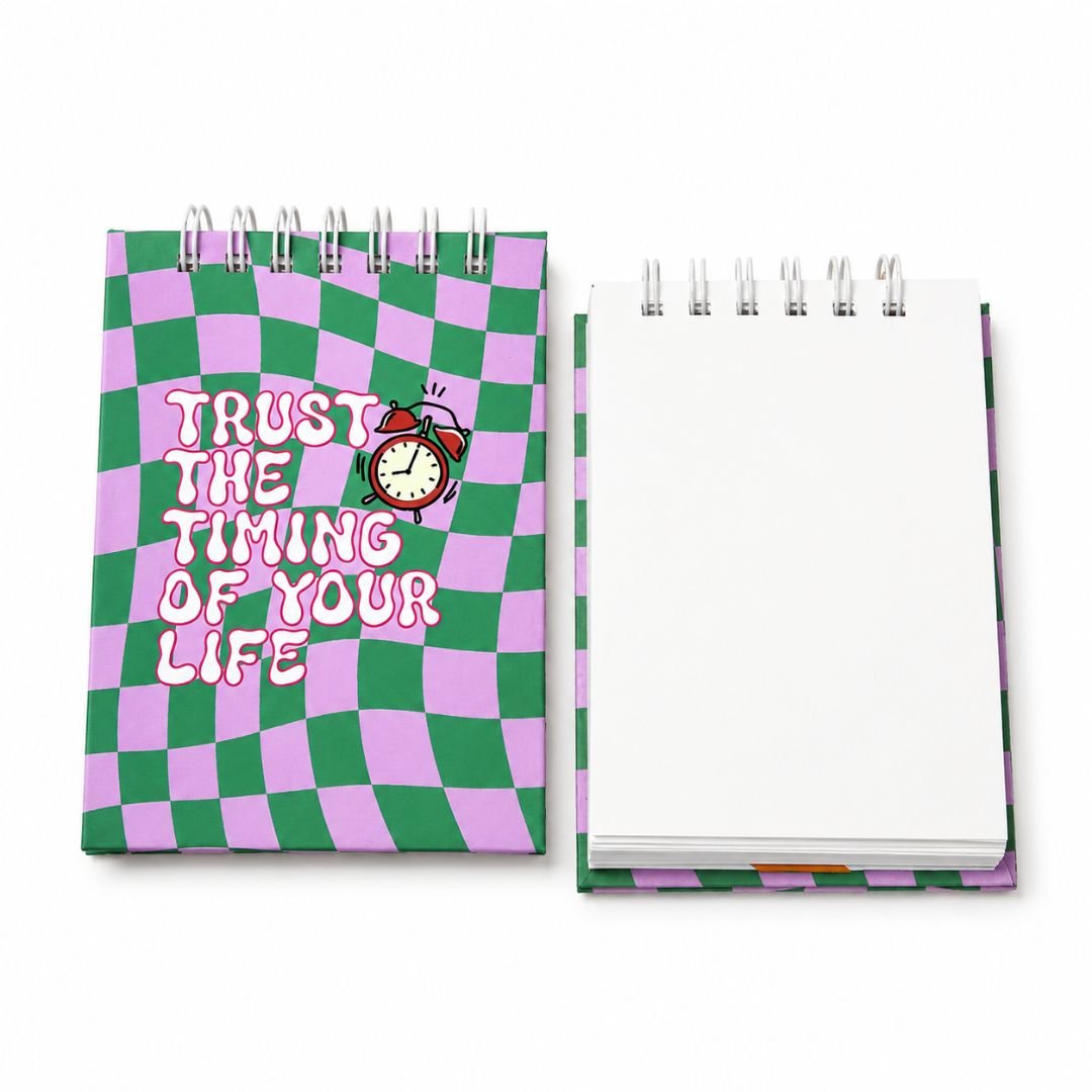 A7 Pocket Notepad – [Trust] | Hardcover | 160 Pages | 80 GSM Paper - Bop Canvases