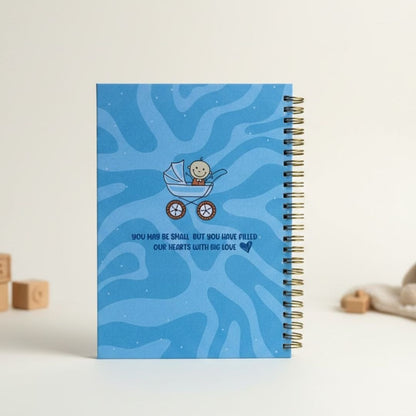 Baby memory book | Personalized with the picture & name | 0 to 4 years | A5 Size | Little Moments - Bop Canvases