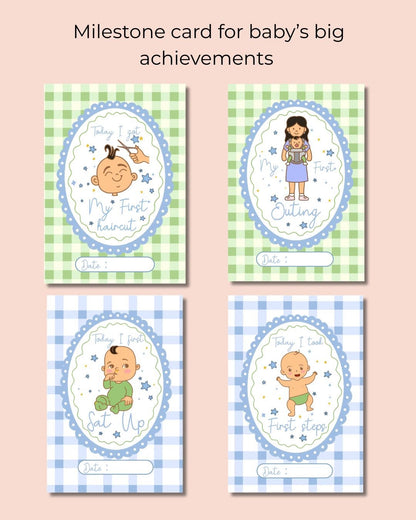 Baby Milestone Cards (Set of 24) - Bop Canvases