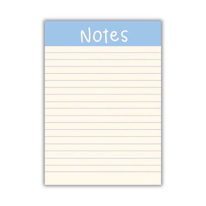 Blue notes | A6 notepad - Bop Canvases