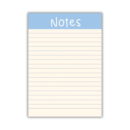 Blue notes | A6 notepad - Bop Canvases