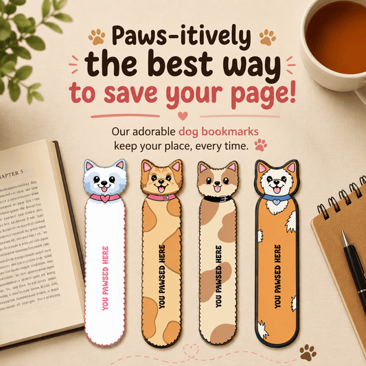 Bookmark Set of 4 - Dog - Bop Canvases