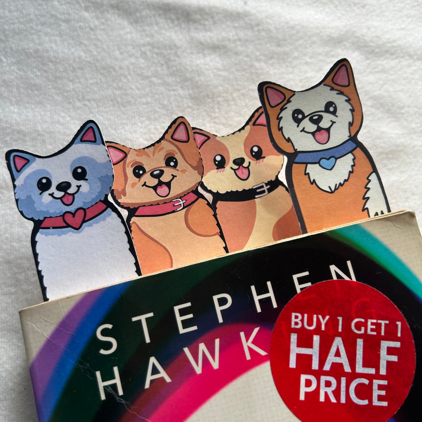 Bookmark Set of 4 - Dog