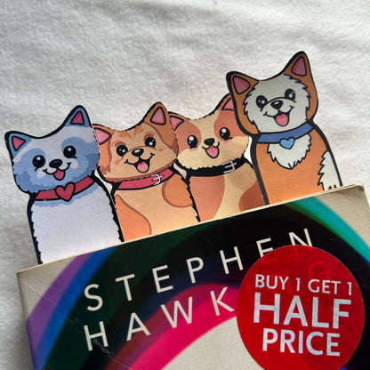 Bookmark Set of 4 - Dog