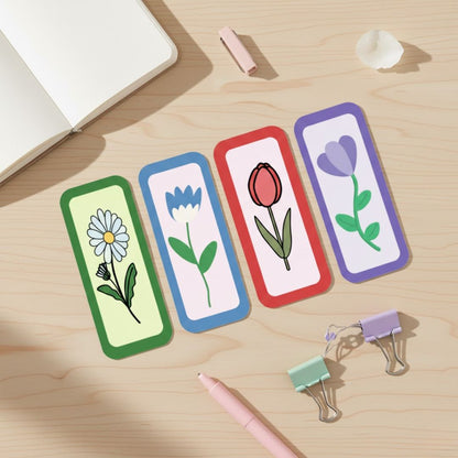 Bookmark Set of 4 - Flowers