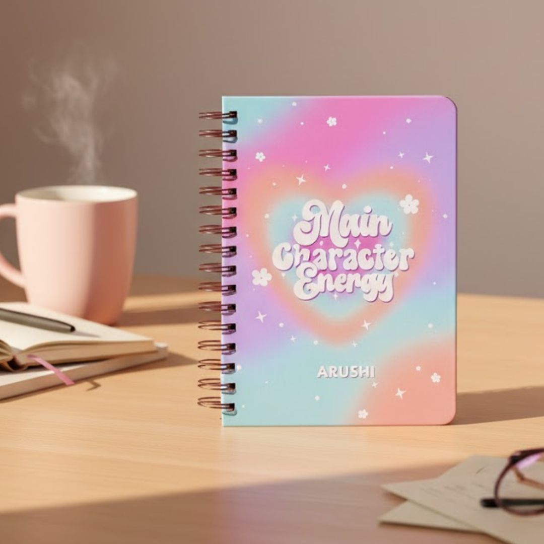 Undated Daily Journal - Main Character Energy | 6 months