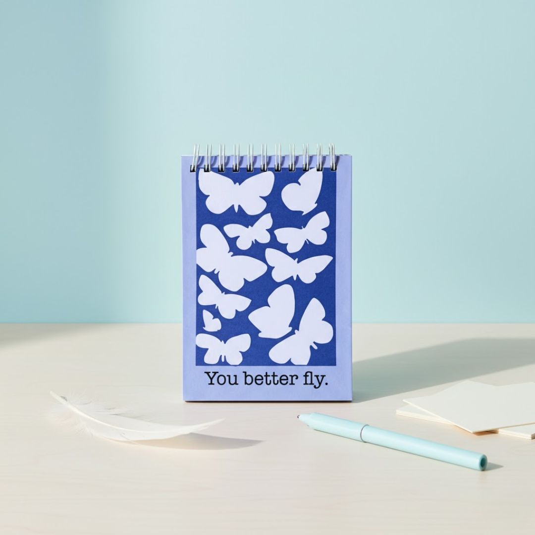 Notepad | A6 | Butterfly Bliss