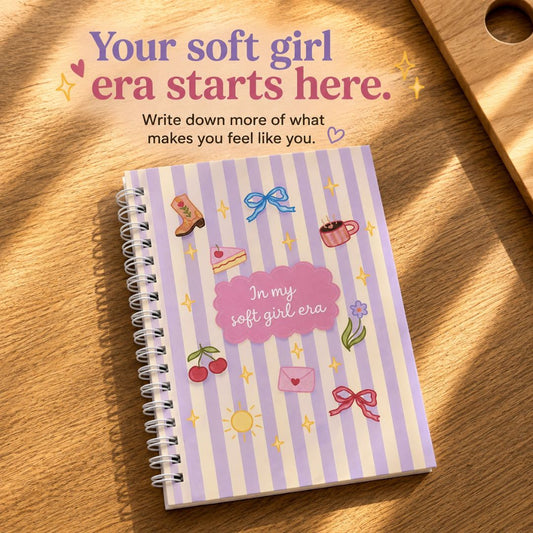 Pocket Notebook – [Soft Girl] | 160 Pages | 80 GSM | Hardcover | Unruled
