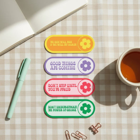 Bookmark Set of 4 - Positivity