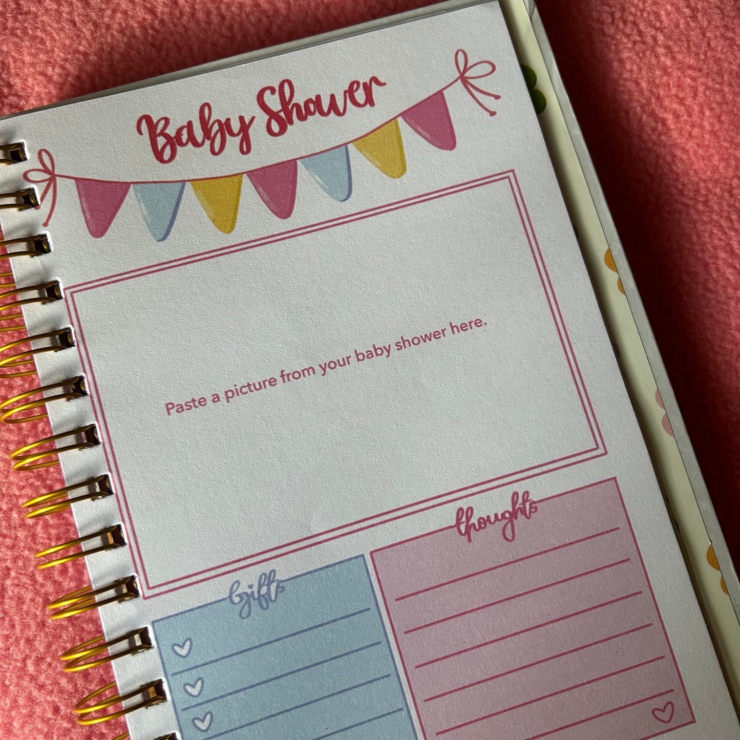 Twin Pregnancy Journal - 9 Months Journal | Personalized with name | Blessed with two