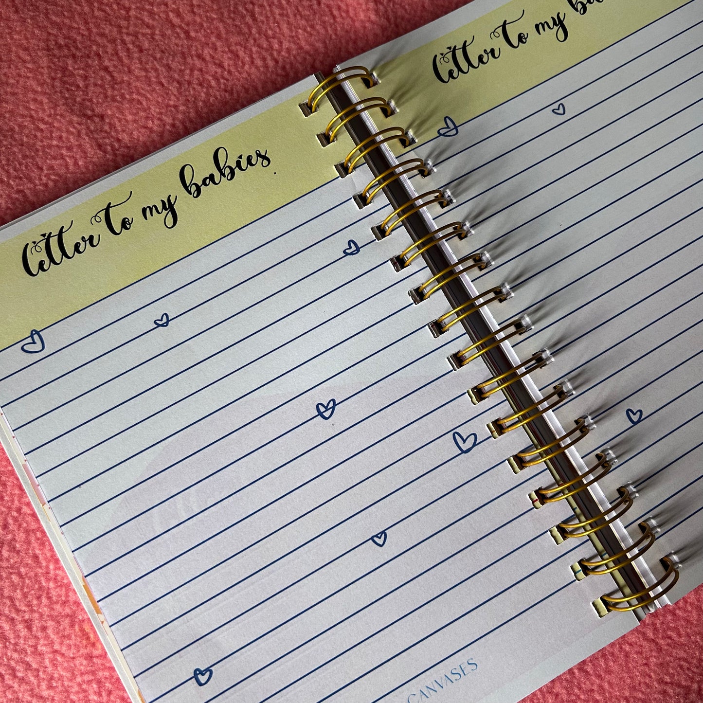 Twin Pregnancy Journal - 9 Months Journal | Personalized with name | Blessed with two