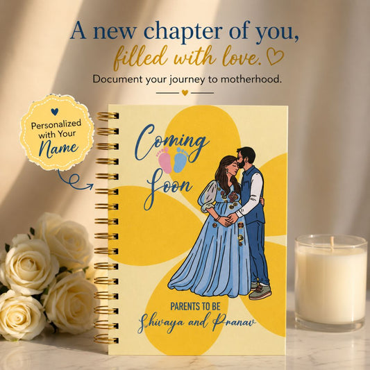 Pregnancy Journal - Name personalized | Desgined for 9 months (Coming Soon)