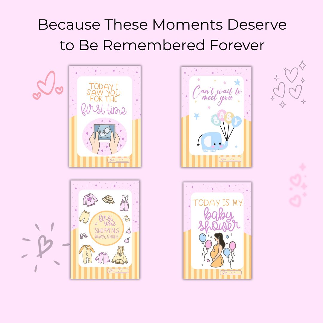 Pregnancy Milestone Cards (Set of 20)