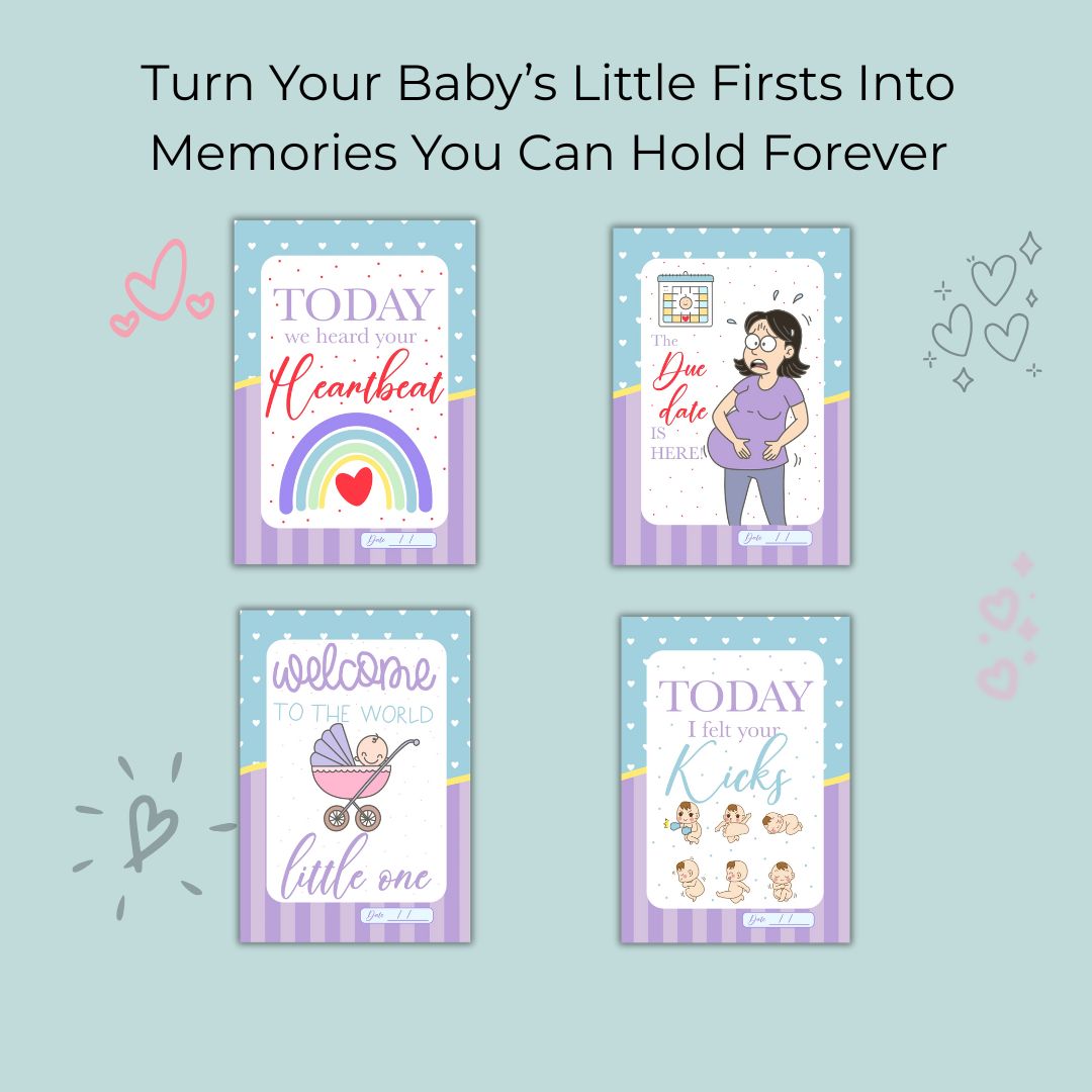Pregnancy Milestone Cards (Set of 20)