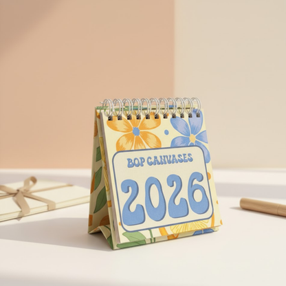 2026 Table Calendar – Minimal, Aesthetic & Desk-Friendly