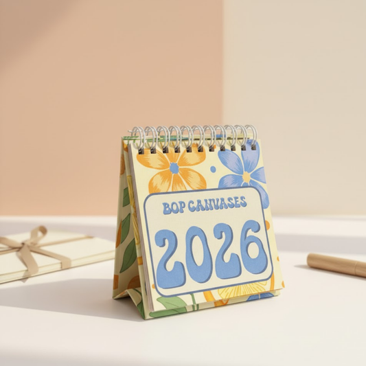 2026 Table Calendar – Minimal, Aesthetic & Desk-Friendly