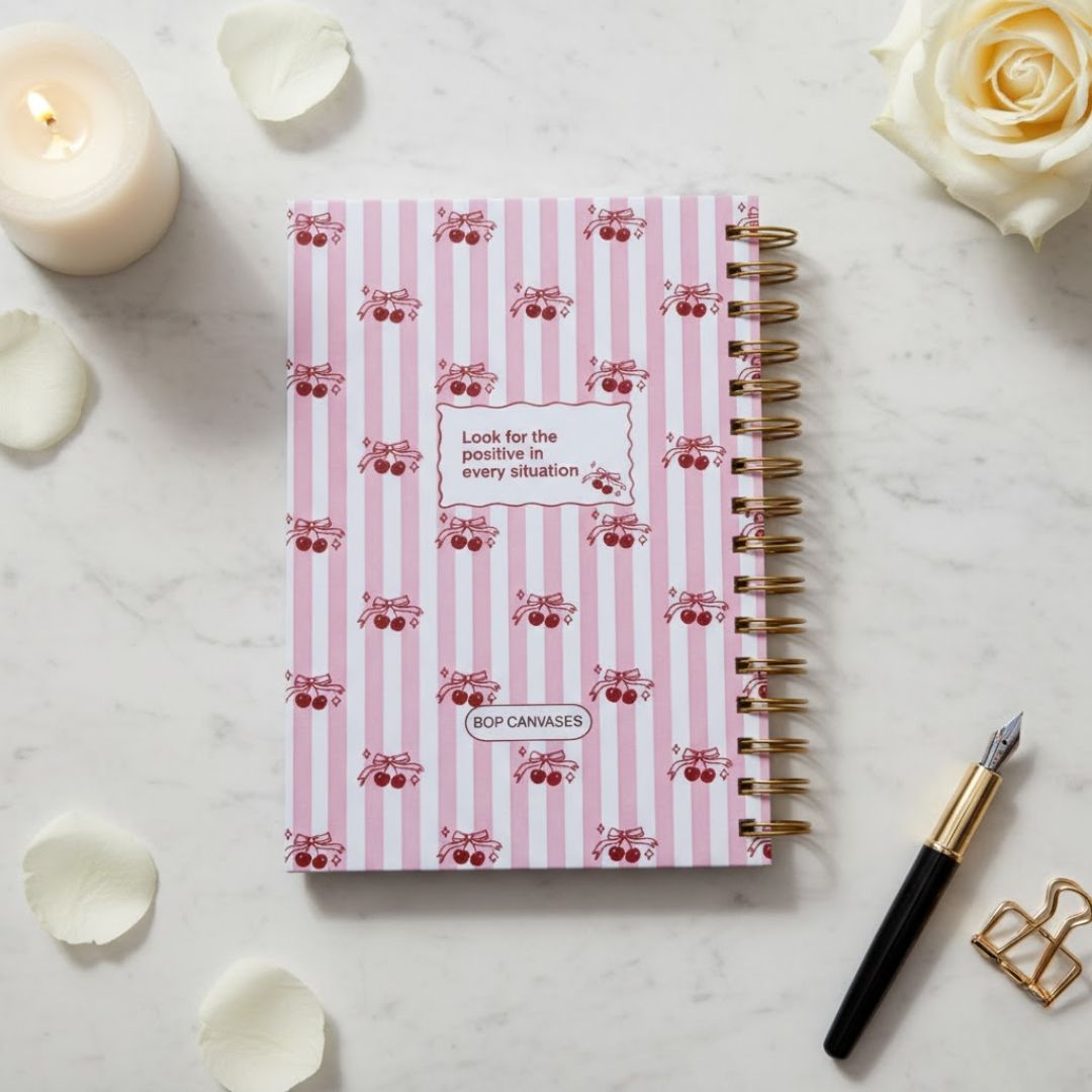 Undated Yearly Planner | Personalized with your name (Scarlet Letter)