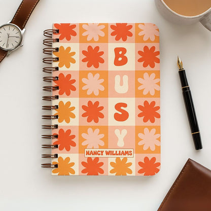 Undated Yearly Planner | Personalized with your name | Busy bee