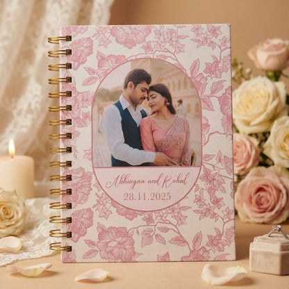 Wedding Planner| Name, Picture & Date Personalized (Bride to be - Pink)