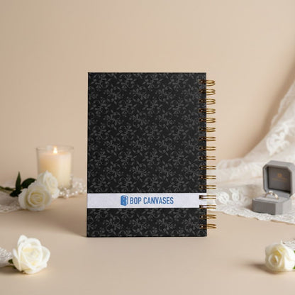 Wedding Planner| Name, Picture & Date Personalized (Minimalist Black)