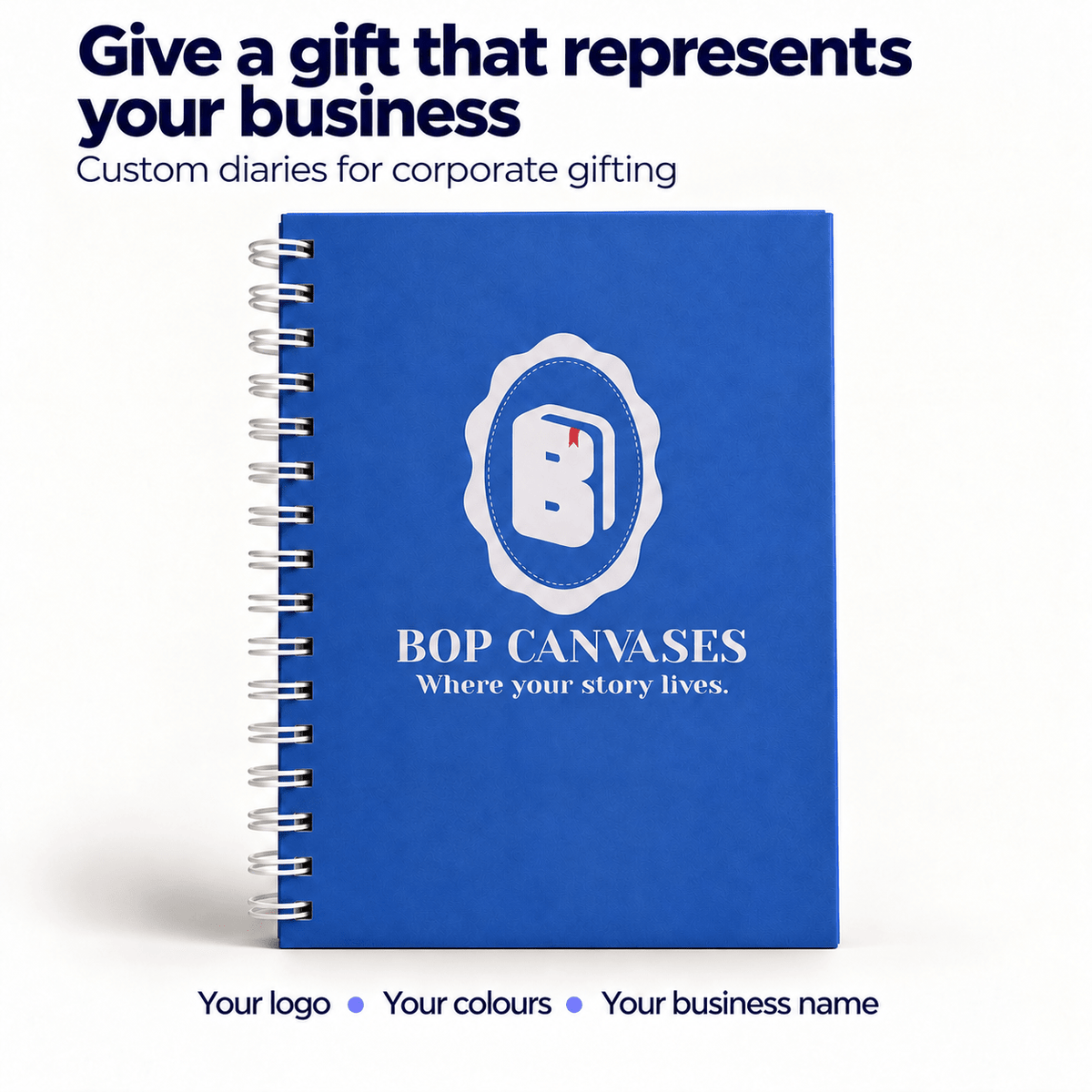 Custom Diary for Corporate Gifting - Bop Canvases