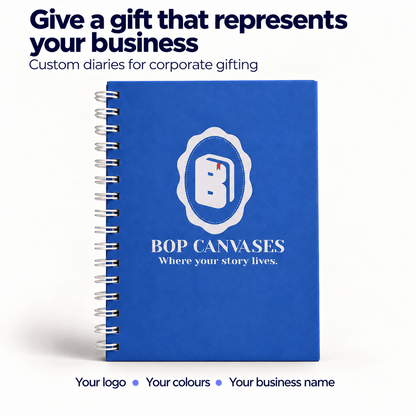 Custom Diary for Corporate Gifting - Bop Canvases