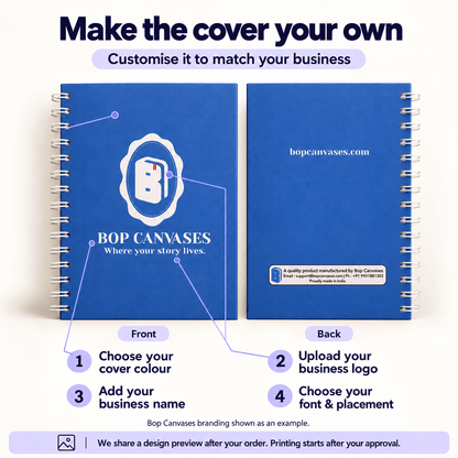 Custom Diary for Corporate Gifting - Bop Canvases