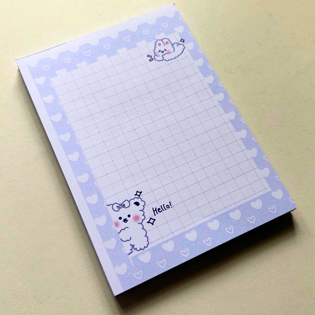 Cute Kawai | A6 notepad - Bop Canvases