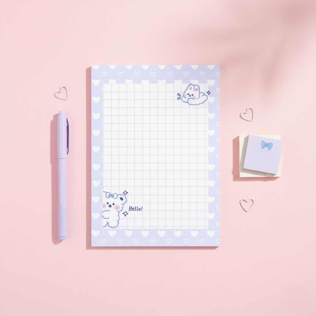 Cute Kawai | A6 notepad - Bop Canvases