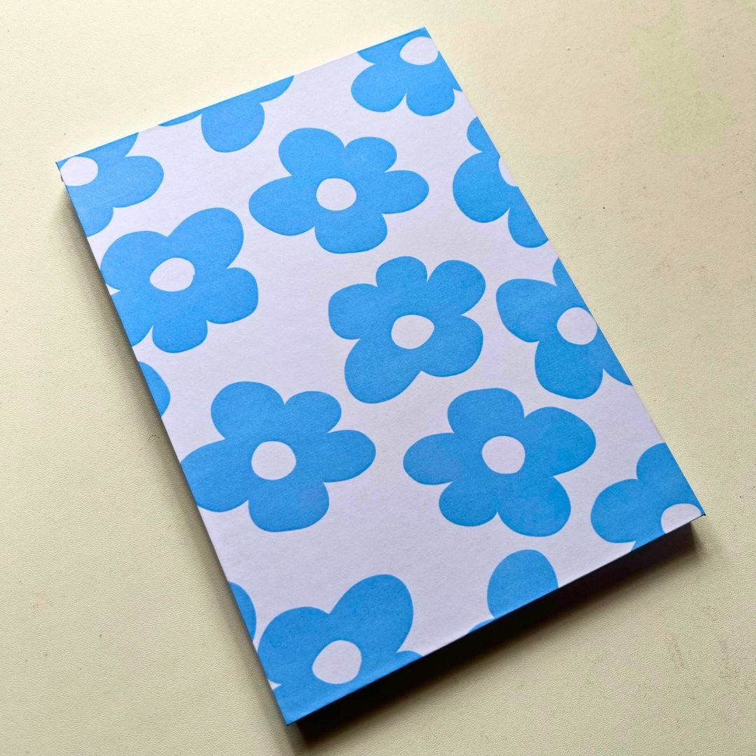 Daily planner | Blue | A5 notepad - Bop Canvases