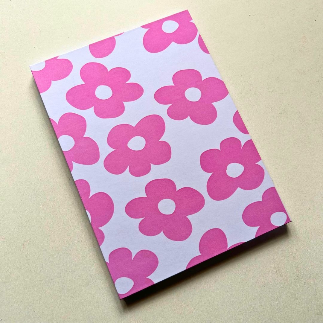 Daily planner | pink | A5 notepad - Bop Canvases