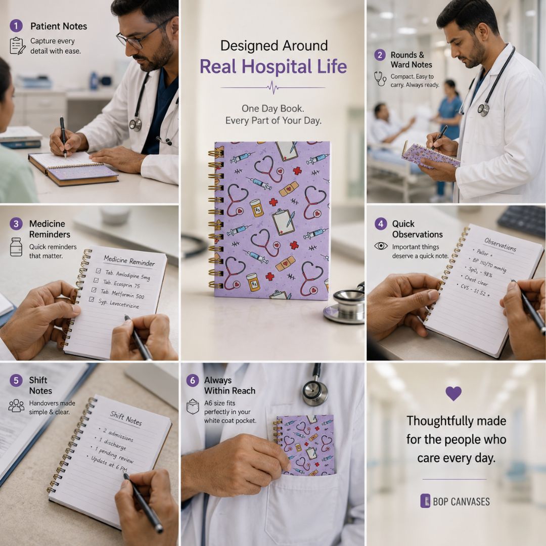Doctor’s Day Book (OnDuty - Lavender) - Bop Canvases