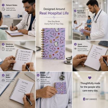 Doctor’s Day Book (OnDuty - Lavender) - Bop Canvases