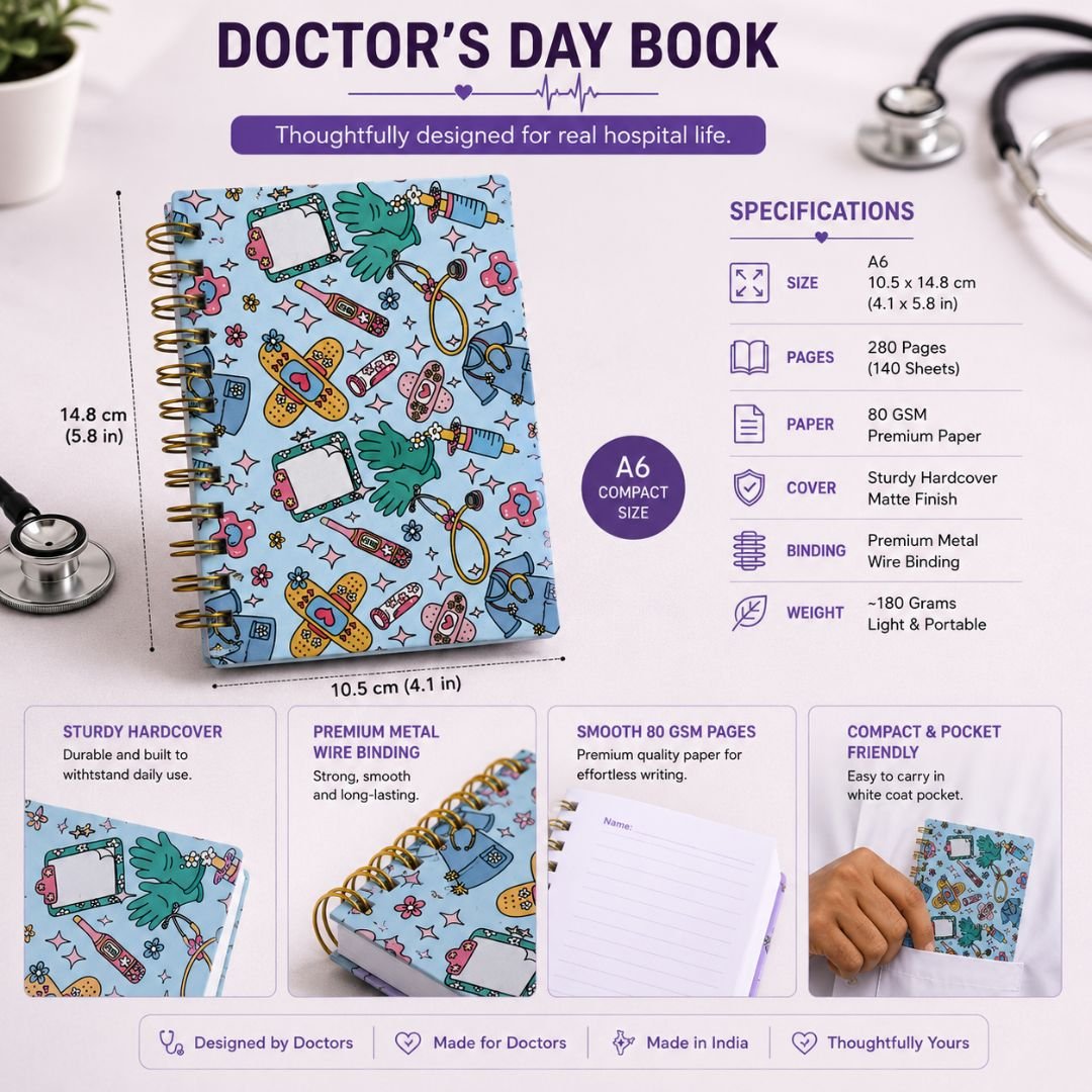 Doctor’s Day Book (OnDuty - Medical Blue) - Bop Canvases
