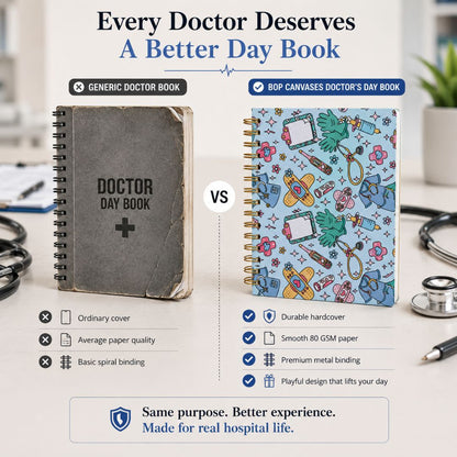Doctor’s Day Book (OnDuty - Medical Blue) - Bop Canvases