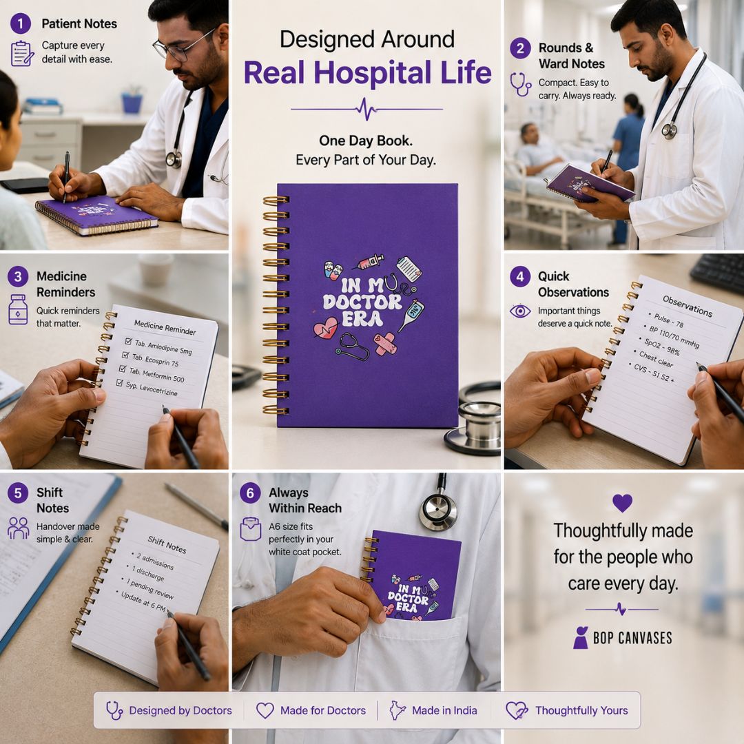 Doctor’s Day Book (Royal Purple) - Bop Canvases
