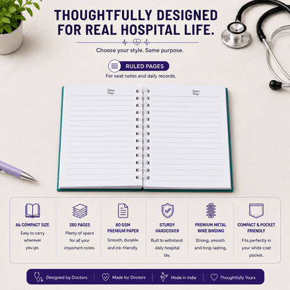 Doctor’s Day Book (Royal Purple) - Bop Canvases