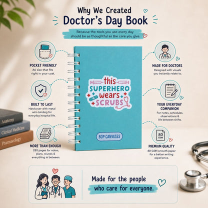 Doctor’s Day Book (Superhero) - Bop Canvases