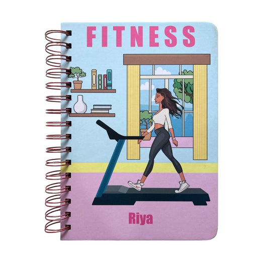 Fitness Journal - Fit Mind | 6 Months Journal - Bop Canvases