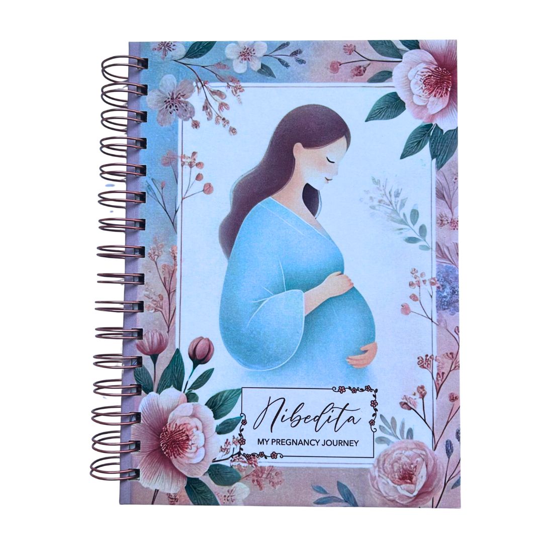 Pregnancy Journal - Dahlia | Parents to be | 9 Months Journal - Bop Canvases