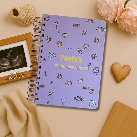 Pregnancy Journal - Lilac | 9 Months Journal - Bop Canvases
