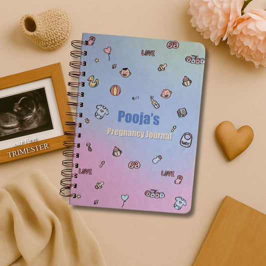 Pregnancy Journal - Orchid Pink | 9 Months Journal - Bop Canvases