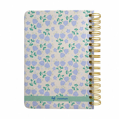 Pregnancy Journal - Personalized with name | Designed for 9 months (Parents to be - Blue) - Bop Canvases