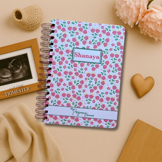 Pregnancy Journal - Tulips | 9 Months Journal - Bop Canvases